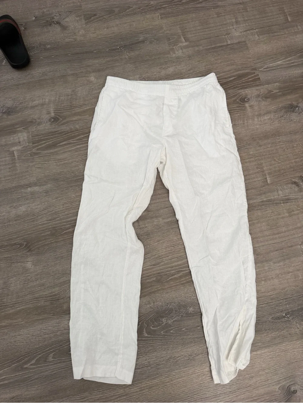 White H&M Linen Pants